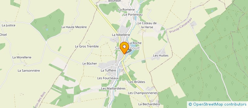 localisation de l'entreprise MONSIEUR JACKY GUILLET à SAINT-ARNOULT