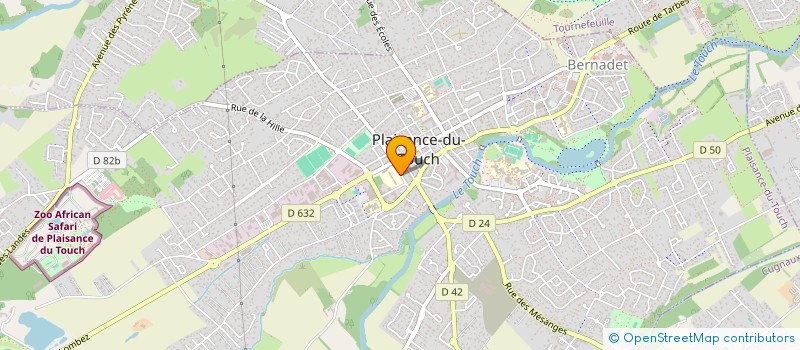 localisation de l'entreprise MONSIEUR JACKY HACQUEL  PLAISANCE-DU-TOUCH