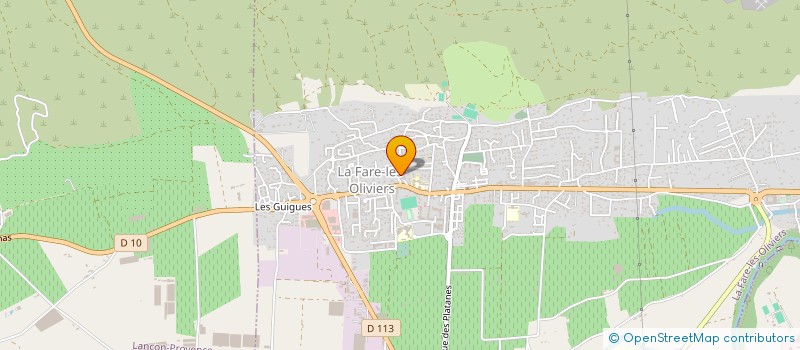 localisation de l'entreprise MONSIEUR JACKY HARDY  LA FARE-LES-OLIVIERS