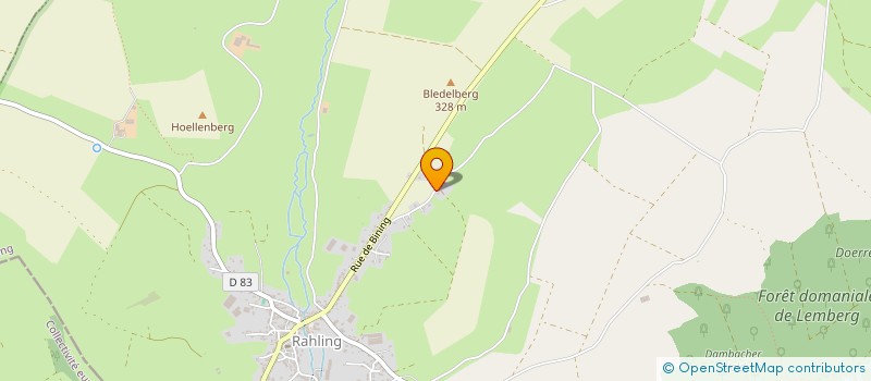 localisation de l'entreprise MONSIEUR JACKY HELLEISEN  RAHLING