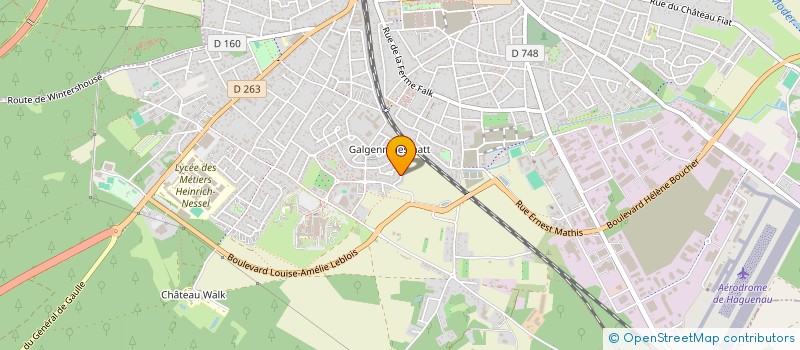 localisation de l'entreprise MONSIEUR JACKY HILGER  HAGUENAU