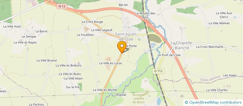 localisation de l'entreprise MONSIEUR JACKY HODBERT à SAINT-JOUAN-DE-L'ISLE