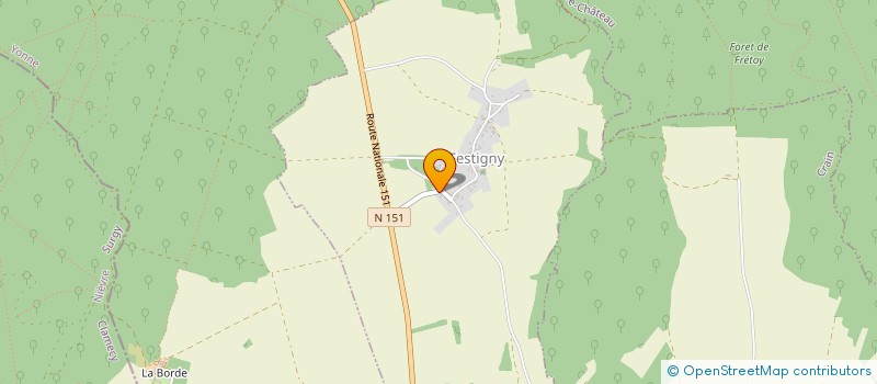 localisation de l'entreprise MONSIEUR JACKY HOERTER  FESTIGNY