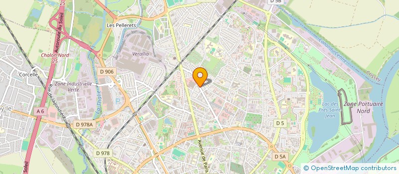 localisation de l'entreprise MONSIEUR JACKY HOLIN  CHALON-SUR-SAONE