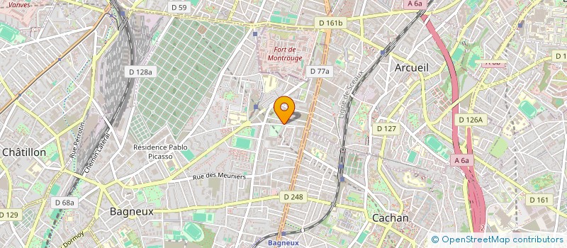 localisation de l'entreprise MONSIEUR JACKY HOLTZMANN à BAGNEUX