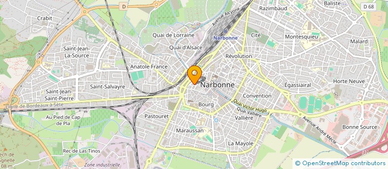 localisation de l'entreprise MONSIEUR JACKY ISRAEL à NARBONNE