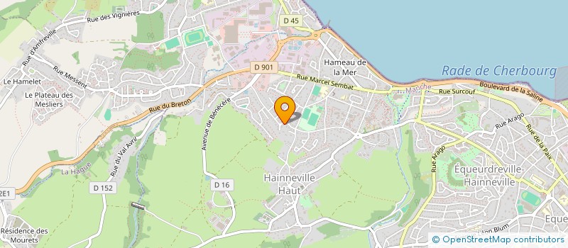 localisation de l'entreprise MONSIEUR JACKY JACKY TOULORGE à CHERBOURG-EN-COTENTIN