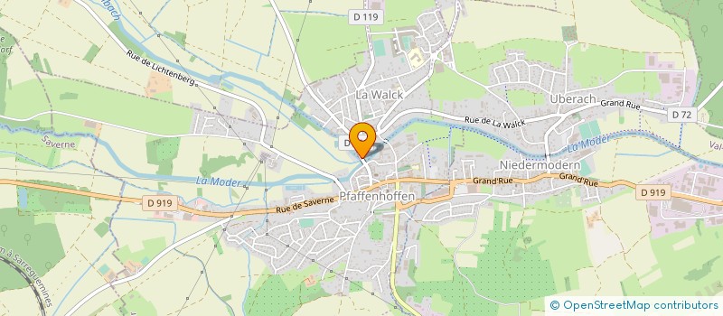 localisation de l'entreprise MONSIEUR JACKY JACOBI  BUSWILLER