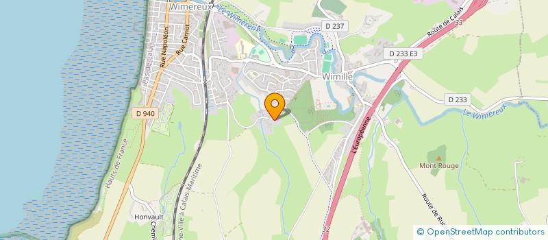 localisation de l'entreprise MONSIEUR JACKY JAECQUES  WIMILLE