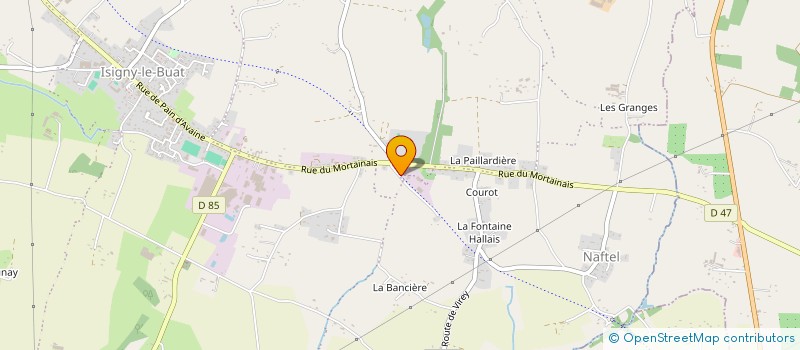 localisation de l'entreprise MONSIEUR JACKY JAMES à ISIGNY-LE-BUAT