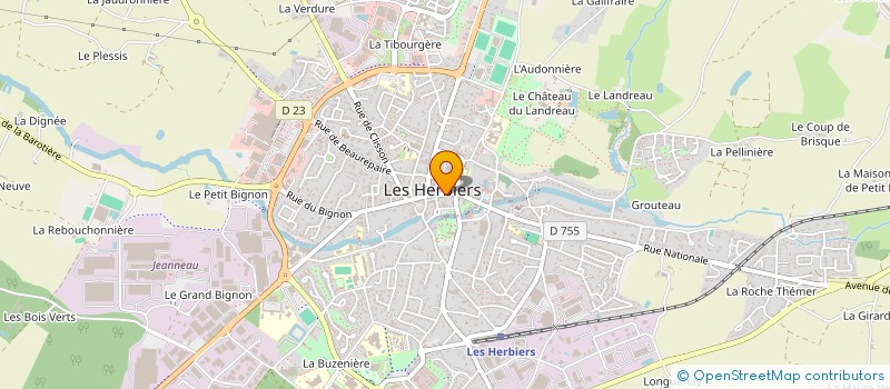 localisation de l'entreprise MONSIEUR JACKY JANNIN à LES HERBIERS