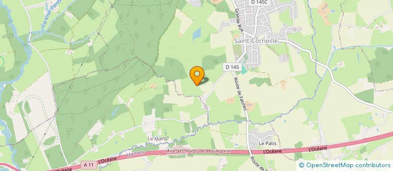 localisation de l'entreprise MONSIEUR JACKY JARDIN  SAVIGNE L EVEQUE