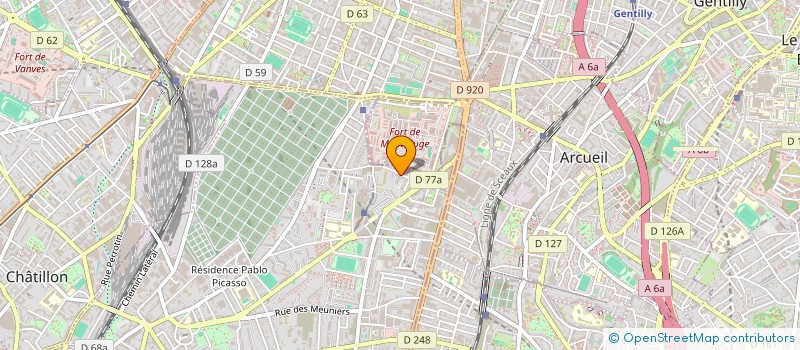 localisation de l'entreprise MONSIEUR JACKY JEREMIE à BAGNEUX