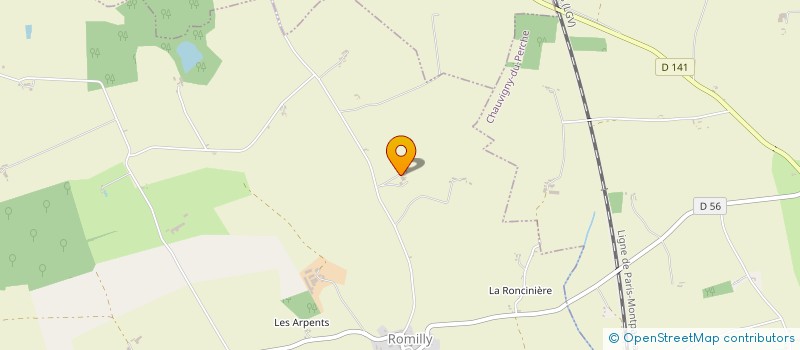 localisation de l'entreprise MONSIEUR JACKY JEUFFRAULT  ROMILLY