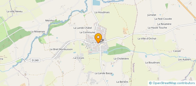 localisation de l'entreprise MONSIEUR JACKY JOHIER à LE VERGER
