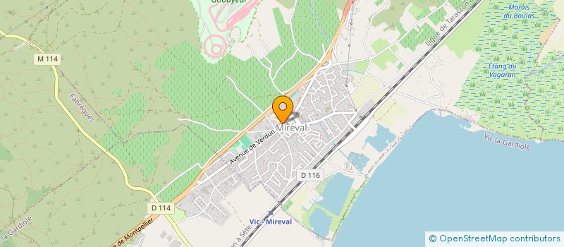 localisation de l'entreprise MONSIEUR JACKY JOURDAN  MIREVAL