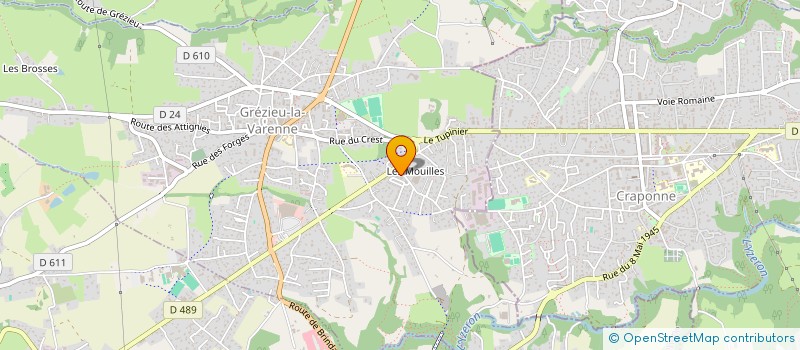 localisation de l'entreprise MONSIEUR JACKY JULLIEN  GREZIEU-LA-VARENNE