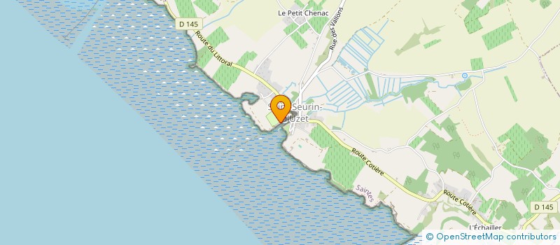 localisation de l'entreprise MONSIEUR JACKY LABIELLE  CHENAC-SAINT-SEURIN-D'UZET