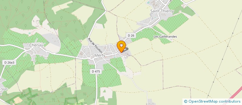 localisation de l'entreprise MONSIEUR JACKY LAINEZ  MERFY