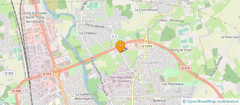 localisation de l'entreprise MONSIEUR JACKY LALANDE à NEUVILLE SUR SARTHE