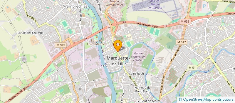 localisation de l'entreprise MONSIEUR JACKY LALAU  MARQUETTE-LEZ-LILLE