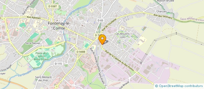 localisation de l'entreprise MONSIEUR JACKY LALOT à FONTENAY-LE-COMTE