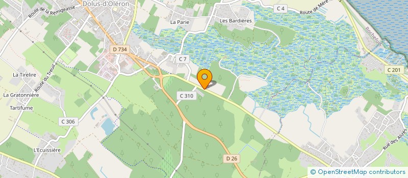 localisation de l'entreprise MONSIEUR JACKY LAMBERT  DOLUS-D'OLERON