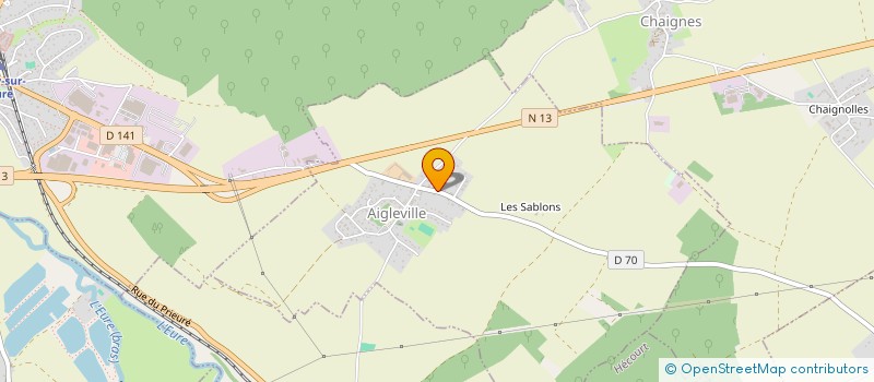 localisation de l'entreprise MONSIEUR JACKY LAMIER  AIGLEVILLE