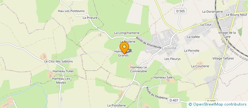 localisation de l'entreprise MONSIEUR JACKY LAMY  COUVILLE