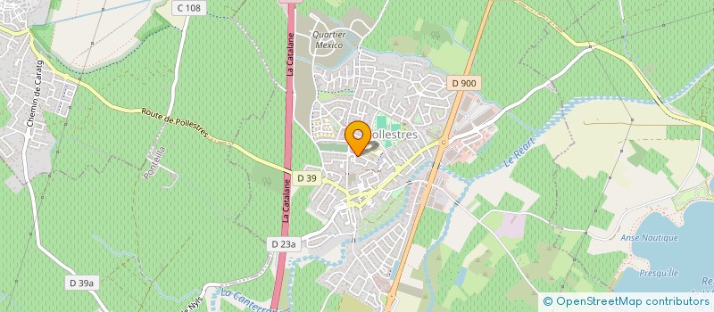 localisation de l'entreprise MONSIEUR JACKY LANDELLE  POLLESTRES