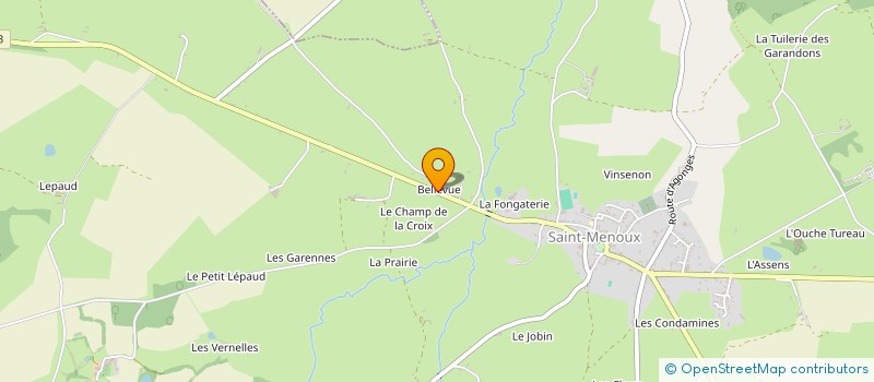 localisation de l'entreprise MONSIEUR JACKY LANGLOIS  SAINT-MENOUX