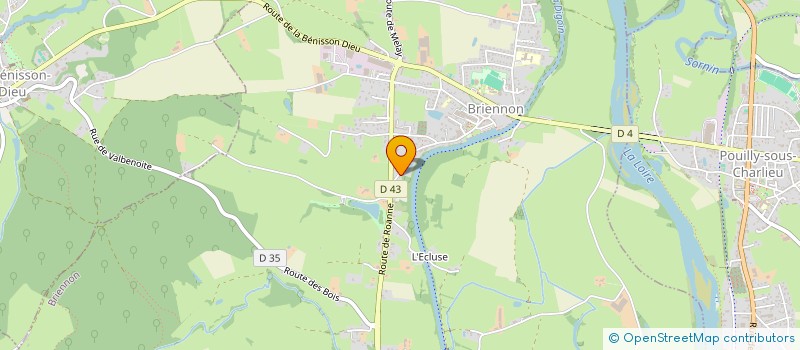 localisation de l'entreprise MONSIEUR JACKY LARDET  BRIENNON