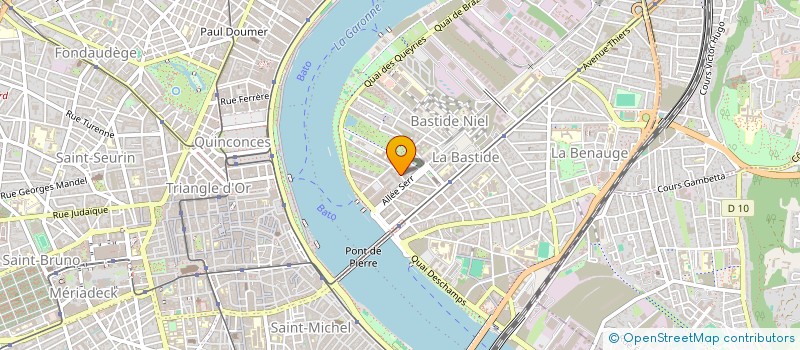 localisation de l'entreprise MONSIEUR JACKY LASSEUX  BORDEAUX