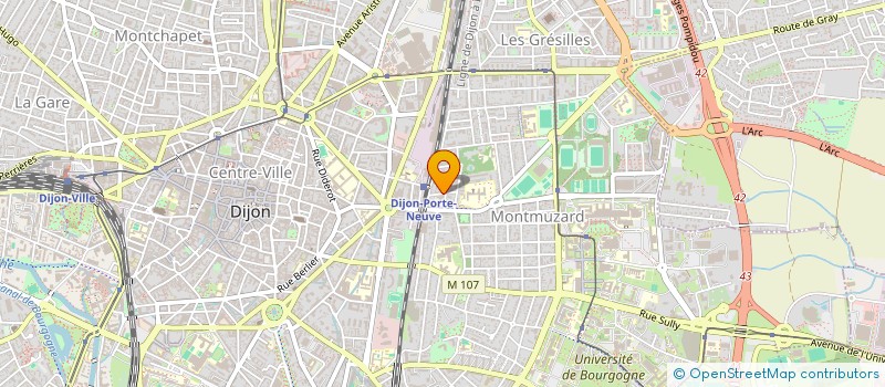 localisation de l'entreprise MONSIEUR JACKY LATTEUX à DIJON