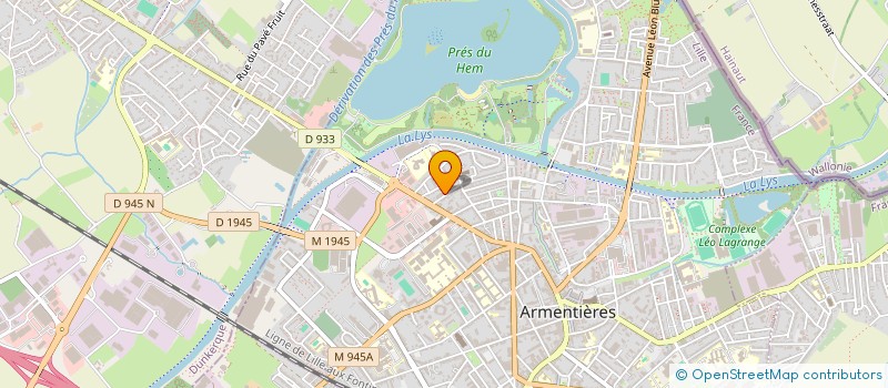 localisation de l'entreprise MONSIEUR JACKY LAURENT à ARMENTIERES