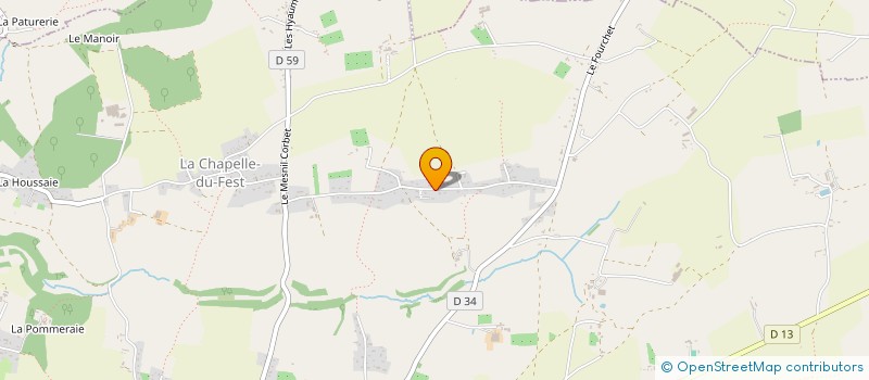 localisation de l'entreprise MONSIEUR JACKY LE CANU  SAINT-AMAND-VILLAGES