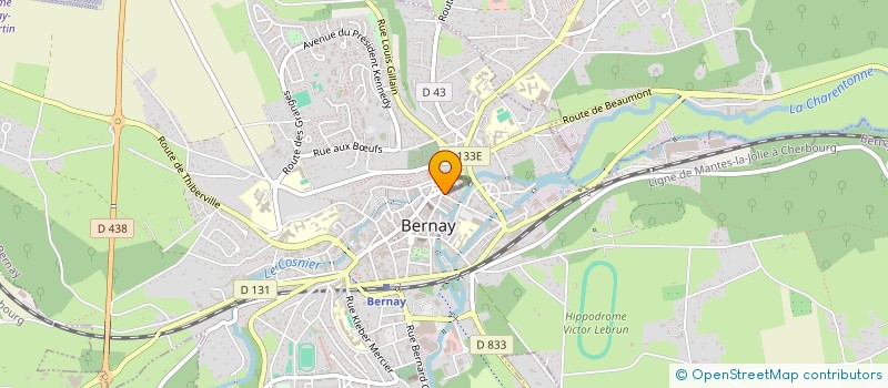 localisation de l'entreprise MONSIEUR JACKY LEBATTEUX  BERNAY