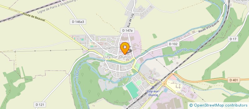 localisation de l'entreprise MONSIEUR JACKY LEBLANC  LIZY-SUR-OURCQ