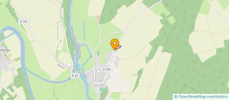 localisation de l'entreprise MONSIEUR JACKY LEBLEUX  SOING-CUBRY-CHARENTENAY