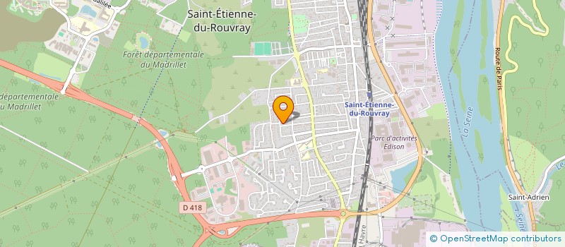 localisation de l'entreprise MONSIEUR JACKY LEBRET  SAINT-ETIENNE-DU-ROUVRAY