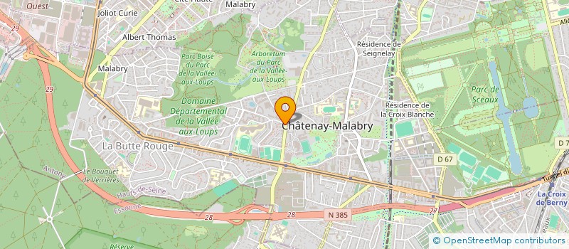 localisation de l'entreprise MONSIEUR JACKY LECARDONNEL  CHATENAY-MALABRY