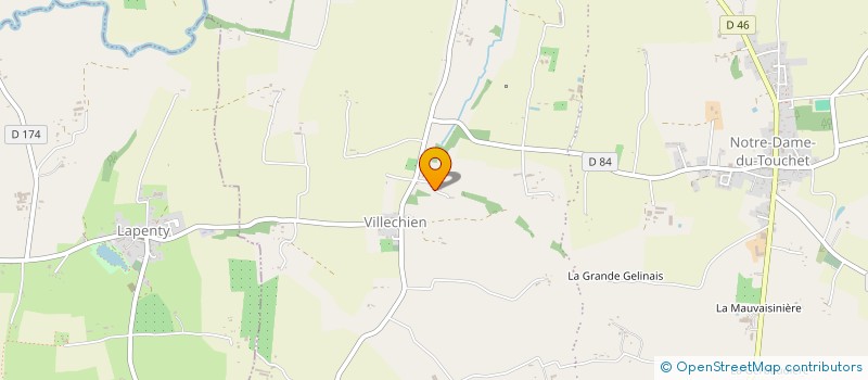 localisation de l'entreprise MONSIEUR JACKY LEFRANCOIS  ROMAGNY FONTENAY