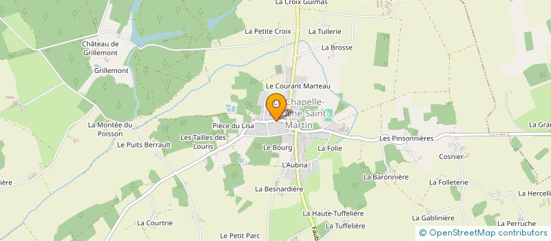localisation de l'entreprise MONSIEUR JACKY LEGUERET à LA CHAPELLE-BLANCHE-SAINT-MARTIN