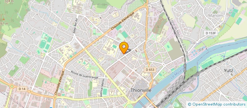 localisation de l'entreprise MONSIEUR JACKY LEMEY à THIONVILLE