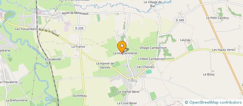 localisation de l'entreprise MONSIEUR JACKY LETOURNEUR  QUETTREVILLE-SUR-SIENNE