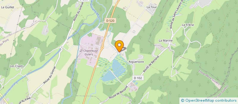 localisation de l'entreprise MONSIEUR JACKY LUYA  ENTRE-DEUX-GUIERS