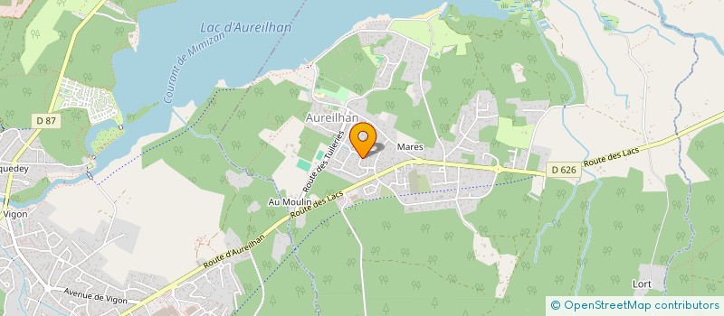 localisation de l'entreprise MONSIEUR JACKY MACAINE  AUREILHAN