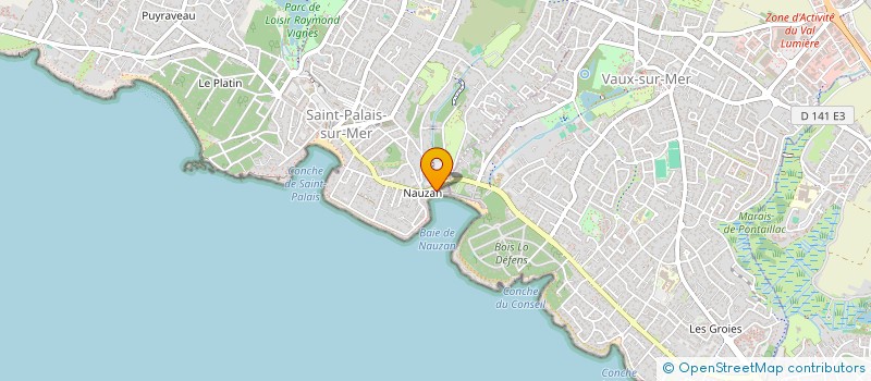 localisation de l'entreprise MONSIEUR JACKY MACON  SAINT-PALAIS-SUR-MER