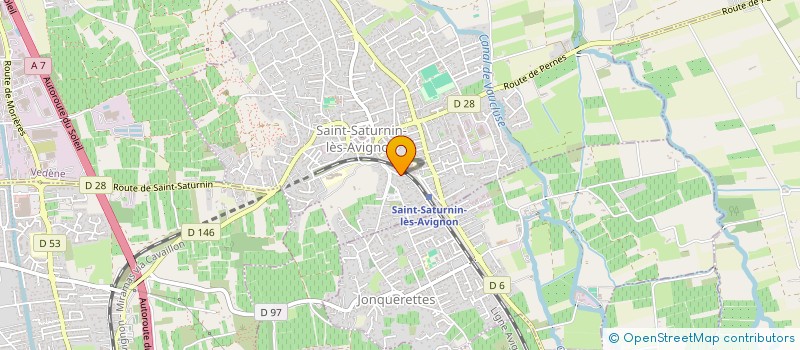 localisation de l'entreprise MONSIEUR JACKY MAILLET à SAINT-SATURNIN-LES-AVIGNON