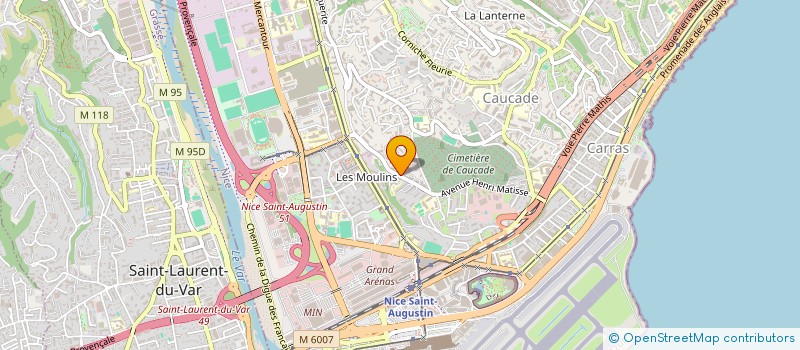 localisation de l'entreprise MONSIEUR JACKY MALBOEUF à NICE